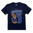thumbnail image 1 of Tstars Nickelodeon Paw Patrol Chase Boys' 3rd Birthday T-Shirt - Fun Toddler Gift - 5-6, Blue, 1 of 7