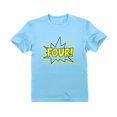 thumbnail image 1 of Tstars Boys 4th Birthday Superhero Graphic Tee Kids T Shirt, 1 of 5