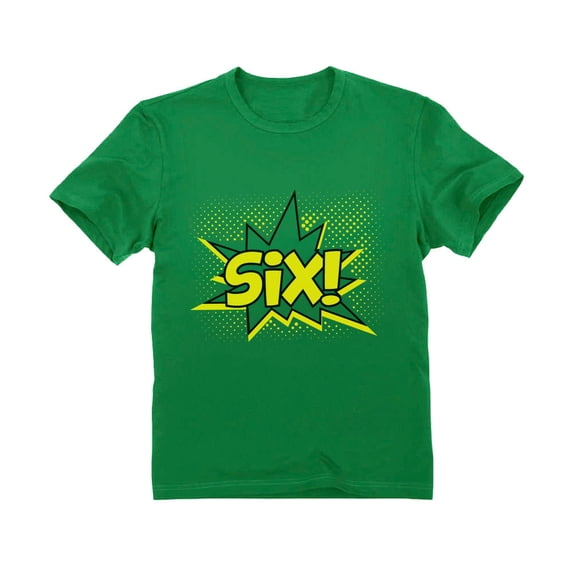 Tstars Boys 6th Birthday Gift Superhero Graphic Tee Kids T Shirt