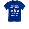 thumbnail image 1 of Tstars Boys' 6th Birthday T-Shirt - Awesome 6-Year-Old Graphic - Youth Party Gift - Size M - Blue, 1 of 7
