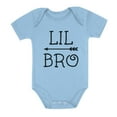 thumbnail image 1 of Tstars Boys Baby Shower Little Brother Shirt for Boys Pregnancy Announcement Baby Shower Baby Announcement Baby Boy Birthday Gifts Cute Newborn Party Baby Bodysuit, 1 of 5