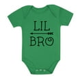 thumbnail image 1 of Tstars Boys Baby Shower Little Brother Shirt for Boys Pregnancy Announcement Baby Shower Baby Announcement Baby Boy Birthday Gifts Cute Newborn Party Baby Bodysuit, 1 of 5