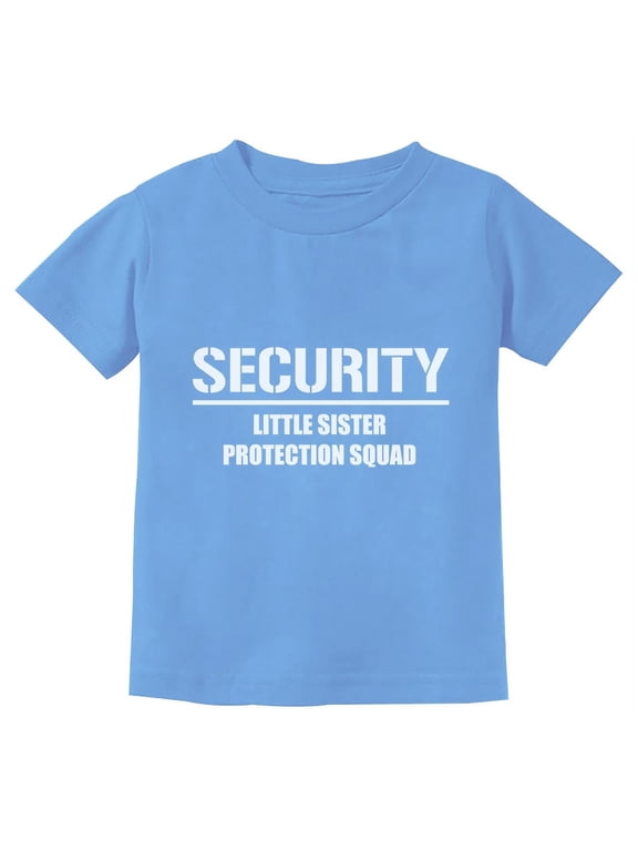 Boys Big Brother Shirt Gift for Big Brother Security for My Little Sister Graphic Tee Pregnancy Announcement Big Bro Gifts for Brother Kids Baby Shower T Shirt
