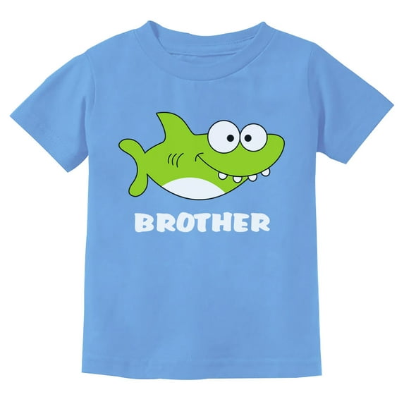 Tstars Boys Big Brother Shirt Gift for Big Brother Shark Shirt for Brother Graphic Tee Toddler Kids Birthday Gift Party Pregnancy Announcement Big Bro Gifts for Brother T Shirt