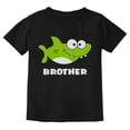 thumbnail image 1 of Tstars Boys Big Brother Shirt Gift for Big Brother Shark Shirt for Brother Graphic Tee Toddler Kids Birthday Gift Party Pregnancy Announcement Big Bro Gifts for Brother T Shirt, 1 of 5