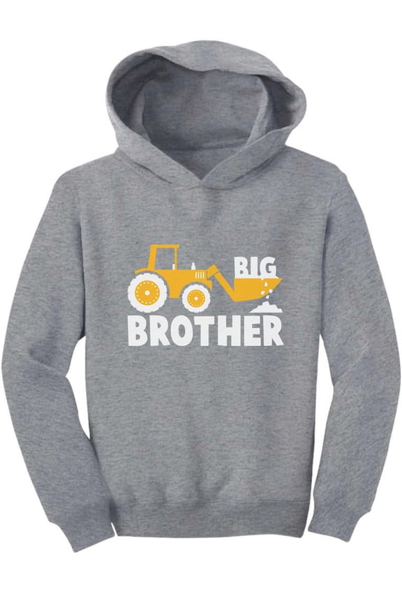 Boys Big Brother Shirt Gifts for Brother Big Brother Tractor Loving Boy Baby Announcement Big Bro Pregnancy Announcement Gifts for Boys Shirts for Grandson Toddler Hoodie