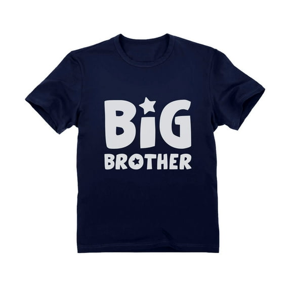 Tstars Boys' Big Brother T-Shirt - Ideal Gift for Elder Siblings - Perfect for Birthdays, Pregnancy Announcements, or as a Big Brother Gift