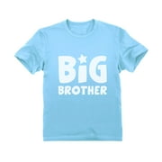 Tstars Boys' Big Brother T-Shirt - Ideal Gift for Elder Siblings - Perfect for Birthdays, Pregnancy Announcements, or as a Big Brother Gift
