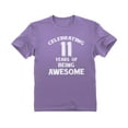 thumbnail image 1 of Tstars Boys Birthday Gift - 11th Birthday Graphic T-shirt - Celebrating 11 Years of Being Awesome - Unique Party Outfit - Youth Kids Birthday Shirt - Ideal Gift for Eleven-Year-Olds, 1 of 7