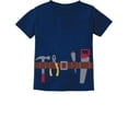 thumbnail image 1 of Tstars Boys Builder Easy Halloween Costume Workman Tool Belt Handyman T-Shirt Navy 3T, 1 of 7