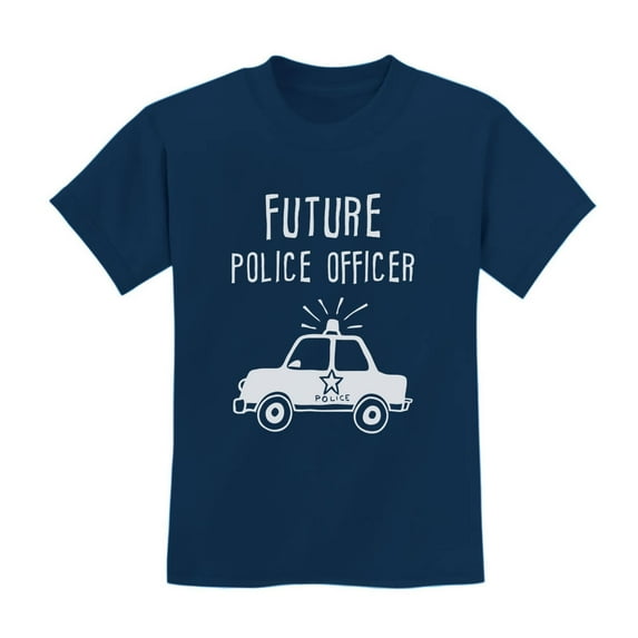 Tstars Boys Future Police Officer T-Shirt: Cool & Cute Birthday Gift Idea for Boys - Kids Tee B Day Party Shirt