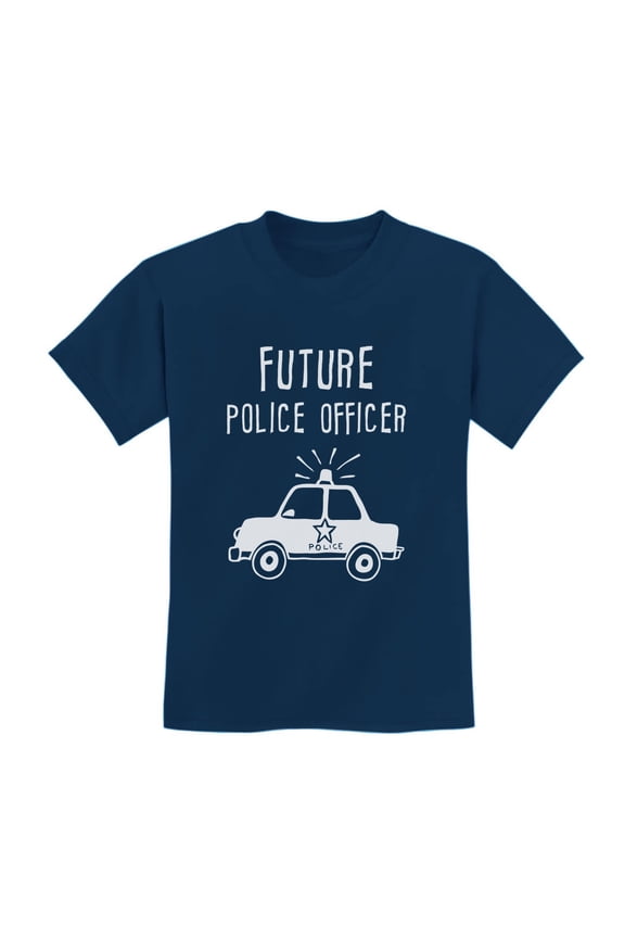 Boys Future Police Officer T-Shirt: Cool & Cute Birthday Gift Idea for Boys - Kids Tee B Day Party Shirt