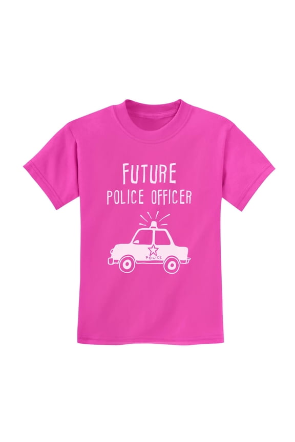 Boys Future Police Officer T-Shirt: Cool & Cute Birthday Gift Idea for Boys - Kids Tee B Day Party Shirt