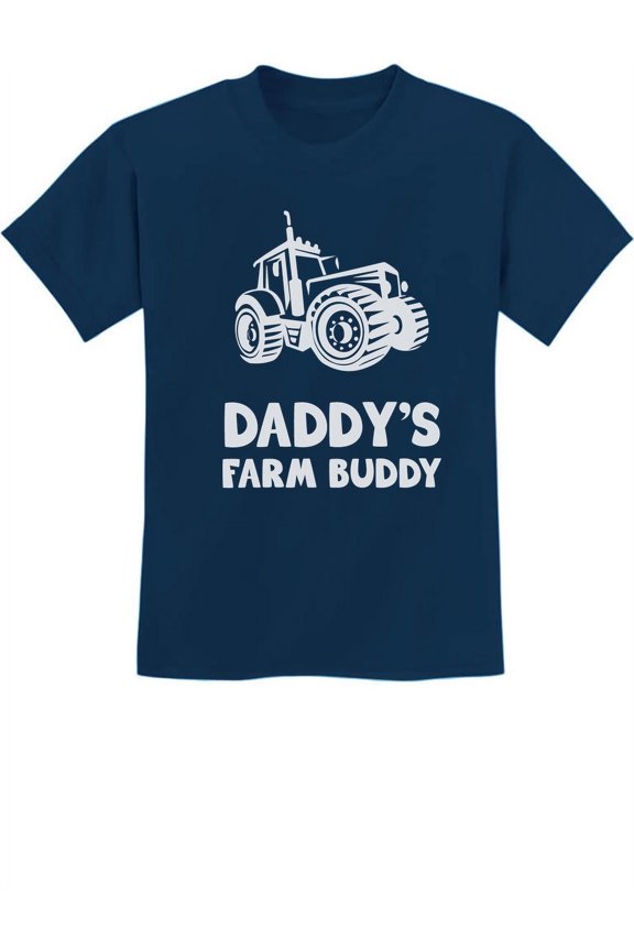 Boys Gifts for Dad Father's Day Shirts Daddys Farm Buddy Gift for Farmers Children Funny Humor Best Gift for Dad Cool Kids T Shirt