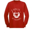 thumbnail image 1 of Tstars Boys & Girls Martial Arts T-shirt - Little Karate Ninja in Training Tee - Long Sleeve Top for Kids - Perfect for Birthday Party & Casual Wear - Fun Humorous Graphic Children's Clothing -, 1 of 9