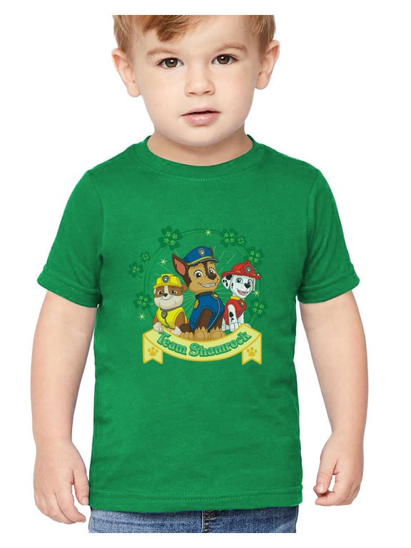 Boys Team Shamrock St Patricks Day Official Kids Cute Gift Irish Pride Toddler Kids T Shirt