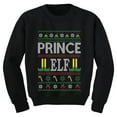thumbnail image 1 of Tstars Boys Ugly Christmas Sweatshirt Prince Elf Family Elf Kids Christmas Gift Funny Humor Holiday Shirts Xmas Party Christmas Gifts for Boy Toddler Kids Sweatshirt, 1 of 3