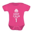 thumbnail image 1 of Tstars Boys Unisex 1st Birthday Gift Birthday Gift for 1 Year Old I Can't Keep Calm I'm One Cake Cute Birthday Party Birthday Gifts for Baby Boy B Day Baby Bodysuit, 1 of 6