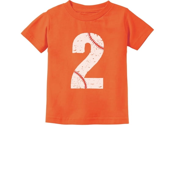 Tstars Boys Unisex 2nd Birthday Gift Baseball Graphic Tee Birthday Gift for 2 Year Old Birthday Shirts for Baby Boy Gift for Two Year Old Birthday Party Birthday B Day Toddler Kids Graphic T Shirt