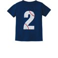 thumbnail image 1 of Tstars Boys Unisex 2nd Birthday Gift Baseball Graphic Tee Birthday Gift for 2 Year Old Birthday Shirts for Baby Boy Gift for Two Year Old Birthday Party Birthday B Day Toddler Kids Graphic T Shirt, 1 of 6