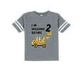 thumbnail image 1 of Tstars Boys Unisex 2nd Birthday Gift Birthday Gift for 2 Year Old Shirt Bulldozer Construction Birthday Shirts for Baby Boy Graphic Tee Birthday Party Cute B Day Toddler Jersey T Shirt, 1 of 7