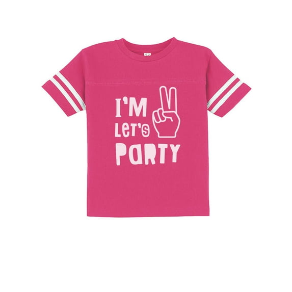 Tstars Boys Unisex 2nd Birthday Gift Shirt Birthday Gift for 2 Year Old I'm Two Let's Party Cute Birthday Shirts for Baby Boy Graphic Tee Birthday Party B Day Toddler Jersey Graphic T Shirt