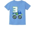 thumbnail image 1 of Tstars Boys Unisex 3rd Birthday Gift Truck Shirt Birthday Gift for 3 Year Old Birthday Gift for Boys Birthday Party B Day Toddler Kids T-Shirt, 1 of 5