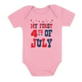 thumbnail image 1 of Tstars Boys Unisex 4th of July Shirts for Boys Patriotic USA My First 4th of July Baby Outfit American Flag USA Independence Day Gifts for Fourth of July Baby Bodysuit, 1 of 6