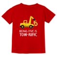 thumbnail image 1 of Tstars Boys Unisex 5th Birthday Gift Tractor Construction Shirt Birthday Gift for 5 Year Old Birthday Gift for Boys Birthday Party B Day Toddler Kids T Shirt, 1 of 6