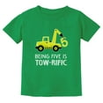thumbnail image 1 of Tstars Boys Unisex 5th Birthday Gift Tractor Construction Shirt Birthday Gift for 5 Year Old Birthday Gift for Boys Birthday Party B Day Toddler Kids T Shirt, 1 of 6