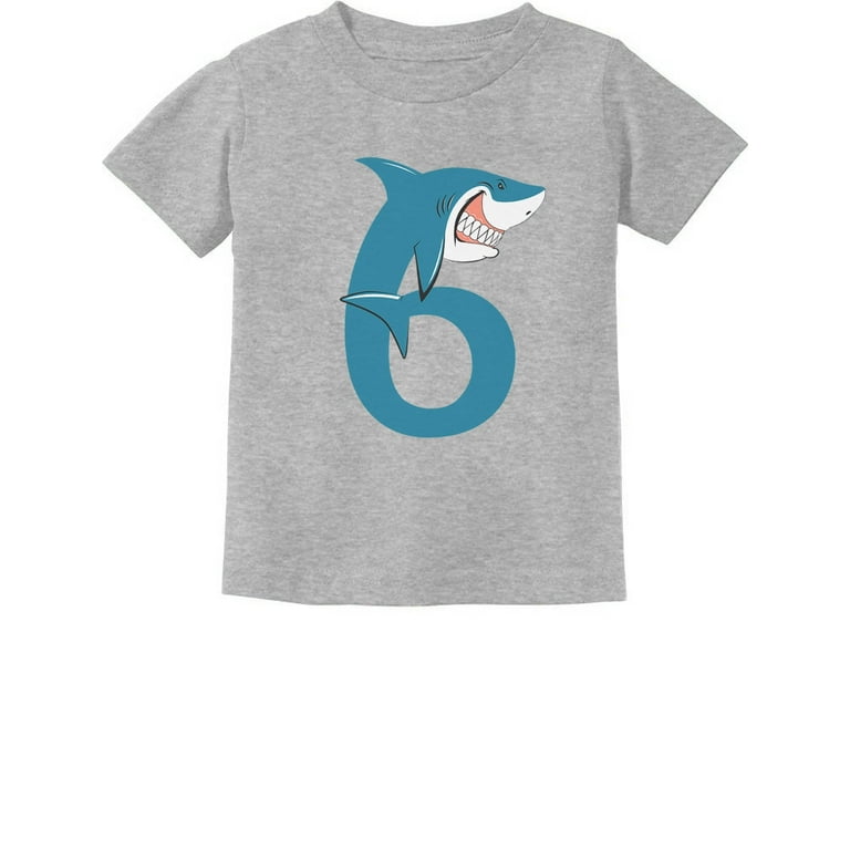 Kids 6th Birthday Boys Shark T-Shirt | Jaw-Some 6 Year Old Kids 6th Birthday Boys Shark T-Shirt | Jaw-Some 6 Year Old
