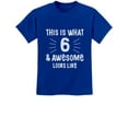thumbnail image 1 of Tstars Boys Unisex 6th Birthday T-Shirt - "This Is What 6 and Awesome Looks Like" Graphic Tee - Perfect Gift for Six-Year-Old Birthday Celebrations - Fun and Stylish Kids Birthday Apparel, 1 of 7
