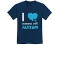 thumbnail image 1 of Tstars Boys Unisex Autism Awareness Tee I Love Someone with Autism Autistic Spectrum Awareness Acceptance Autistic Support Shirts for Boys Kids T Shirt, 1 of 5