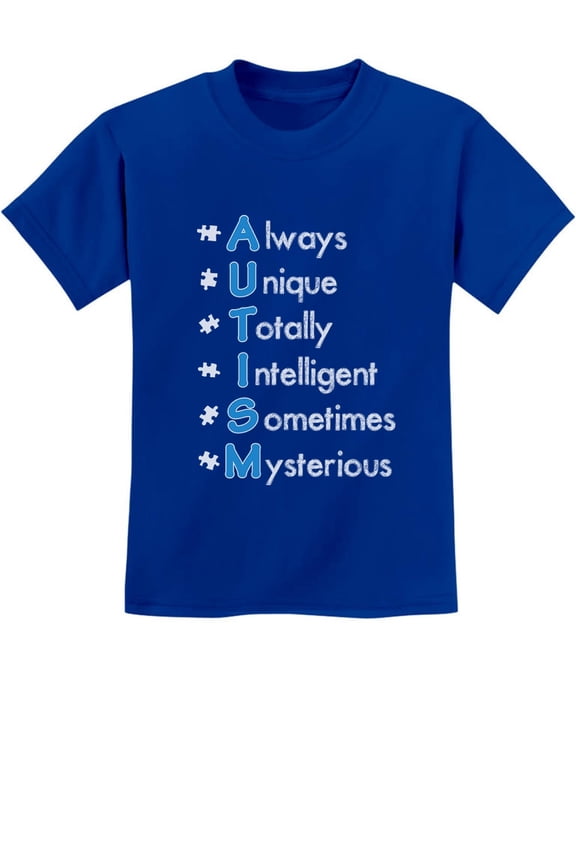 Boys Unisex Autism Shirt Always Unique Autism Awareness Autistic Spectrum Awareness Acceptance Autistic Support Shirts for Boys Youth Kids T Shirt