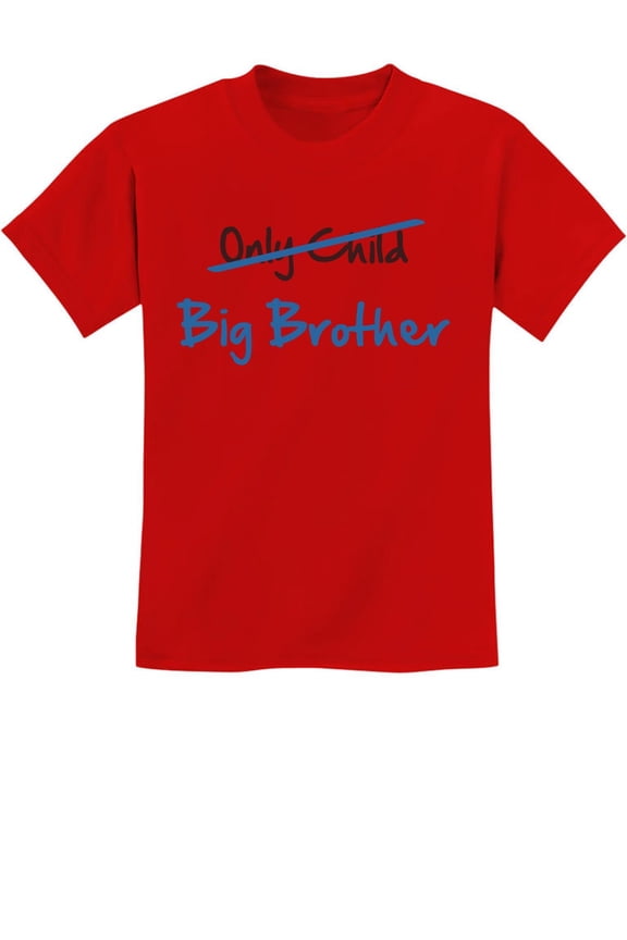 Boys Unisex Big Brother Shirt Gift for Future Big Brother Children Shirts Only Child to Big Brother Best Gift Idea Youth Birthday Pregnancy Announcement Big Bro Gifts for Brother Kids T Shirt