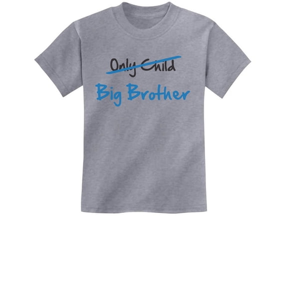 Tstars Boys Unisex Big Brother Shirt Gift for Future Big Brother Children Shirts Only Child to Big Brother Best Gift Idea Youth Birthday Pregnancy Announcement Big Bro Gifts for Brother Kids T Shirt