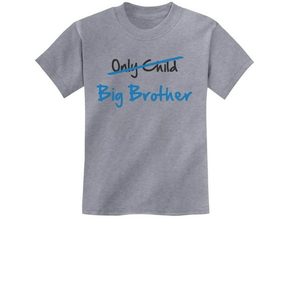 Tstars Boys Unisex Big Brother Shirt Gift for Future Big Brother Children Shirts Only Child to Big Brother Best Gift Idea Youth Birthday Pregnancy Announcement Big Bro Gifts for Brother Kids T Shirt