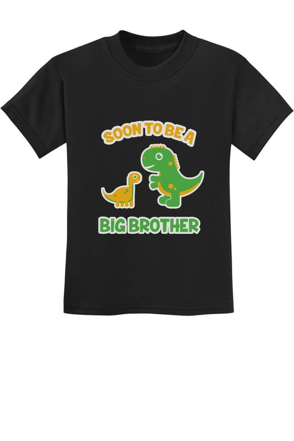 Boys Unisex Big Brother Shirt Soon to Be a Big Brother Best Gift Dinosaur Raptor Pregnancy Announcement Graphic Tee Big Bro Gifts for Brother Youth Kids Baby Shower T Shirt