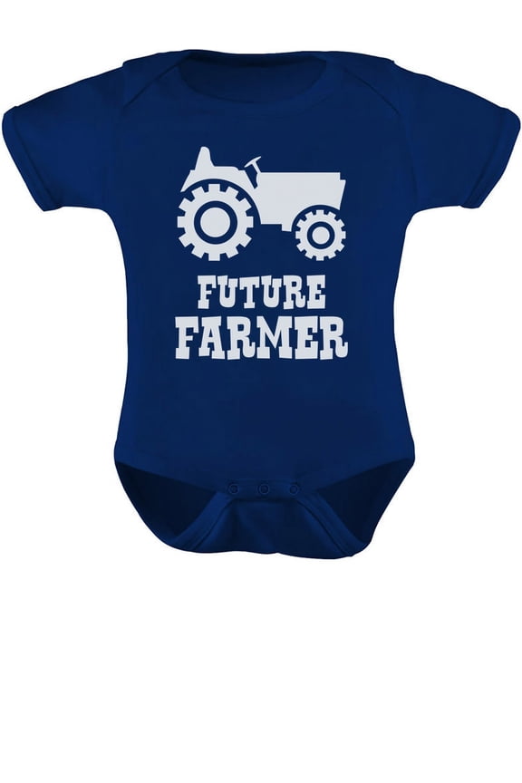Boys Unisex Birthday Gift Pregnancy Announcement Baby Shower Future Farmer Cute Baby Outfit Farmers Baby Shower Gifts Cute B Day Party Baby Bodysuit