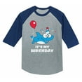 thumbnail image 1 of Tstars Boys Unisex Birthday Shark Birthday Party Shirt Gift Birthday Party Graphic Tee Birthday Gift Birthday Shirts for Boy B Day 3-4 Sleeve Baseball Jersey Toddler Shirt, 1 of 5