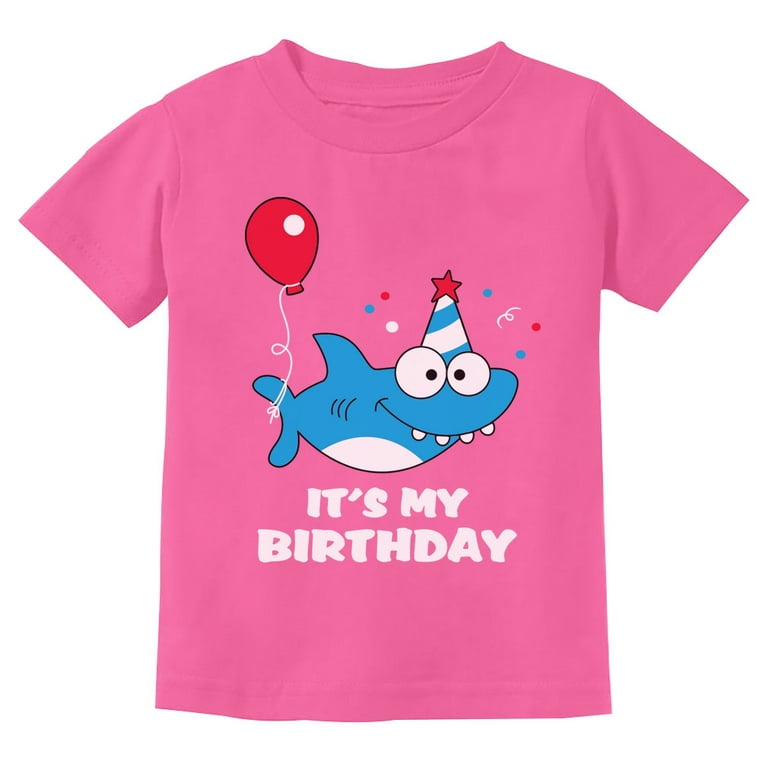 Funny Birthday Shark Boys Shirt Kids Party Gift Tee Funny Birthday Shark Boys Shirt Kids Party Gift Tee