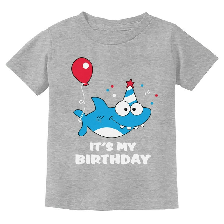 Funny Birthday Shark Boys Shirt Kids Party Gift Tee Funny Birthday Shark Boys Shirt Kids Party Gift Tee