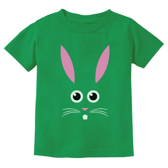 Tstars Boys Unisex Easter Holiday Shirts Bunny Face Shirt Cute Little Easter Bunny Kids Happy Easter Party Shirts Humor Funny Easter Gifts for Boy Kids T Shirt