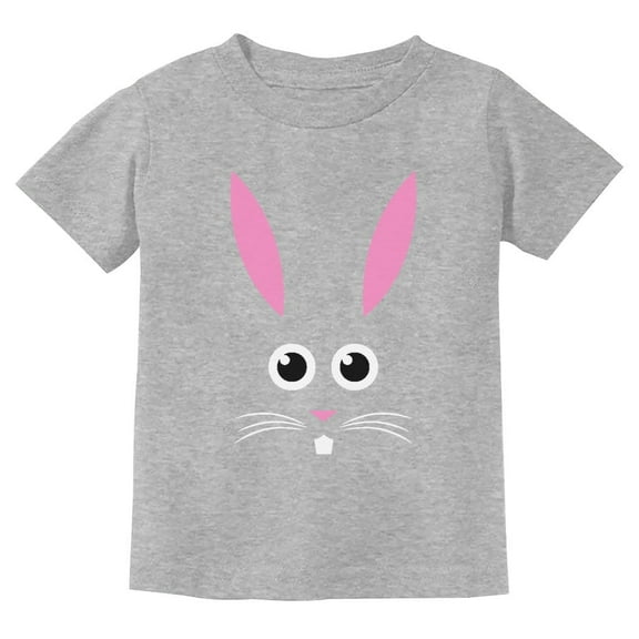 Tstars Boys Unisex Easter Holiday Shirts Bunny Face Shirt Cute Little Easter Bunny Kids Happy Easter Party Shirts Humor Funny Easter Gifts for Boy Kids T Shirt