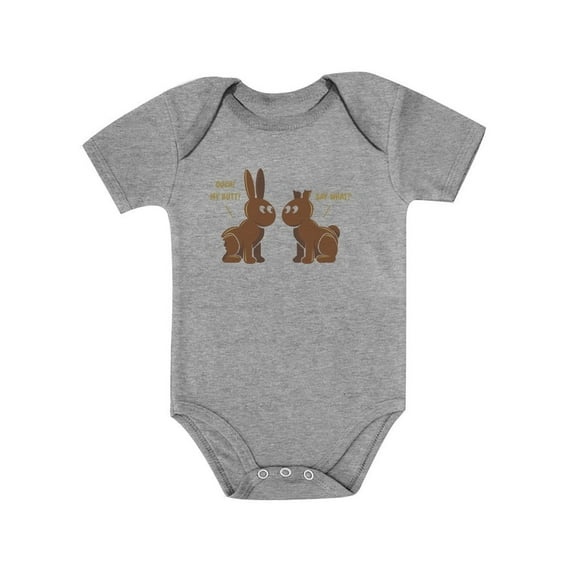 Tstars Boys Unisex Easter Holiday Shirts Chocolate Bunnies Baby Outfit Cute Happy Easter Party Shirts Humor Funny Easter Gifts for Boy Baby Bodysuit