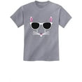 thumbnail image 1 of Tstars Boys Unisex Easter Holiday Shirts Easter Bunny Rabbit Face with Glasses Kids Happy Easter Party Shirts Easter Gifts for Boy Youth Kids T Shirt, 1 of 5