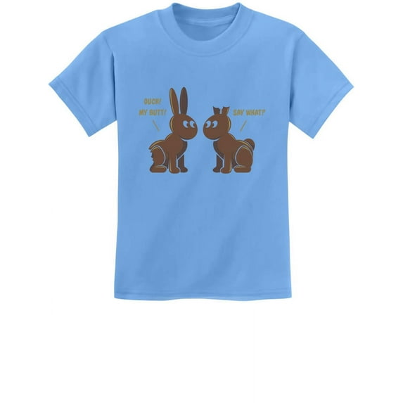 Tstars Boys Unisex Easter Holiday Shirts Easter Chocolate Bunnies Kids Happy Easter Party Shirts Humor Funny Easter Gifts for Boy Cute Kids T Shirt