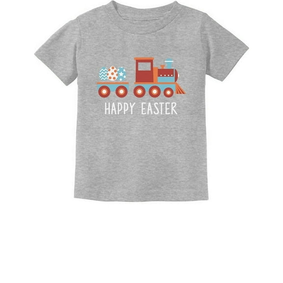 Tstars Boys Unisex Easter Holiday Shirts Easter Eggs Hunt Easter Train Kids Happy Easter Party Shirts Easter Gifts for Boy Toddler Infant Kids T Shirt