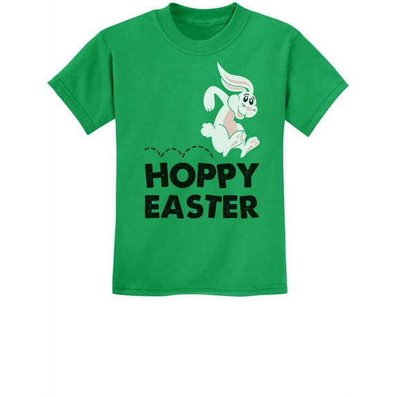 Tstars Boys Unisex Easter Holiday Shirts Hoppy Easter Tee Cute Bunny Kids Happy Easter Party Shirts Easter Gifts for Boy Kids T Shirt