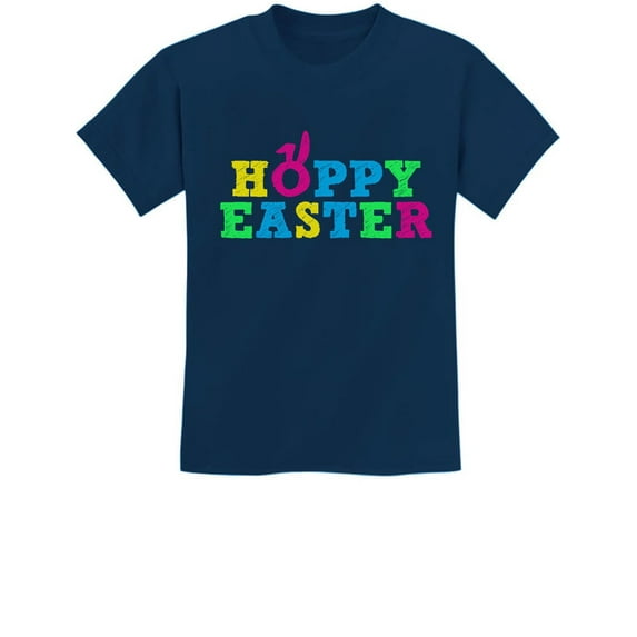 Tstars Boys Unisex Easter Holiday Shirts Hoppy Shirt Kids Happy Easter Cute Colorful Kids Happy Easter Party Shirts Easter Gifts for Boy Kids T Shirt